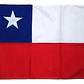 Bandera Chilena 200X300 Estrella Bordada - Miniatura 1
