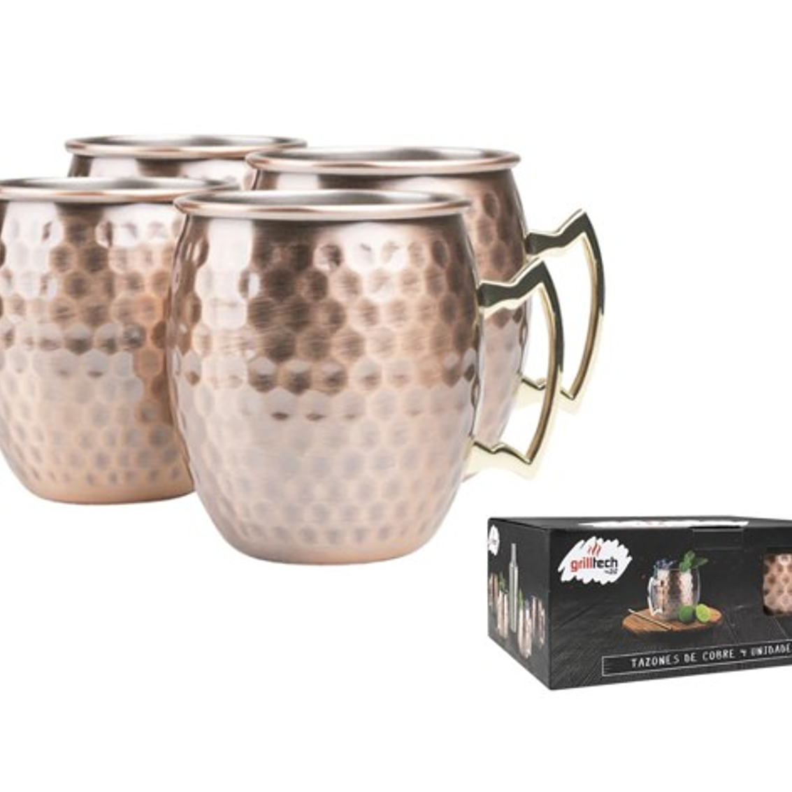 Mug Inox Cooper Grilltech 4 Un 1