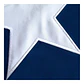 Bandera Chilena 200X300 Estrella Bordada - Miniatura 2