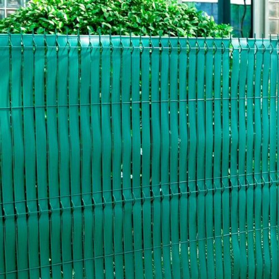 Cinta Privacidad Color Verde Incluye 100 Clips De Fijación 2