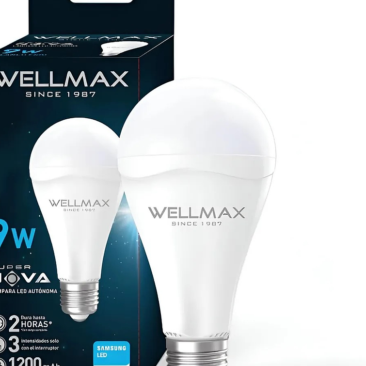 Ampolleta De Emergencia 9W Luz Fria 1