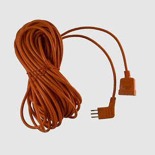Alargador Simple 15 Mt 2P + T -250V Naranja
