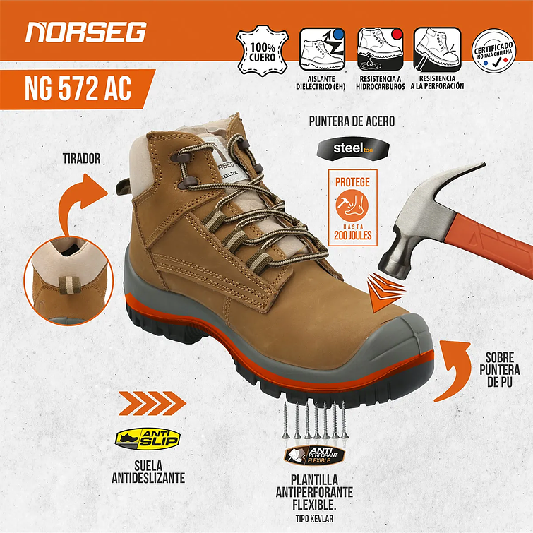 Botin Seg. Norseg Ng-572 N° 44 3