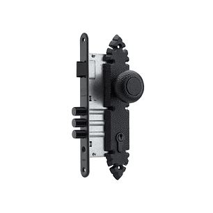 Cerr. Poli Embutir Rustica B60 Pomo Acc. Ext. Fijo