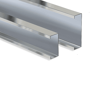 Perfil Estr. Galv. C 60 X 38 X 8.0 X 0.85  2.4Mts. [2.304Kg.]