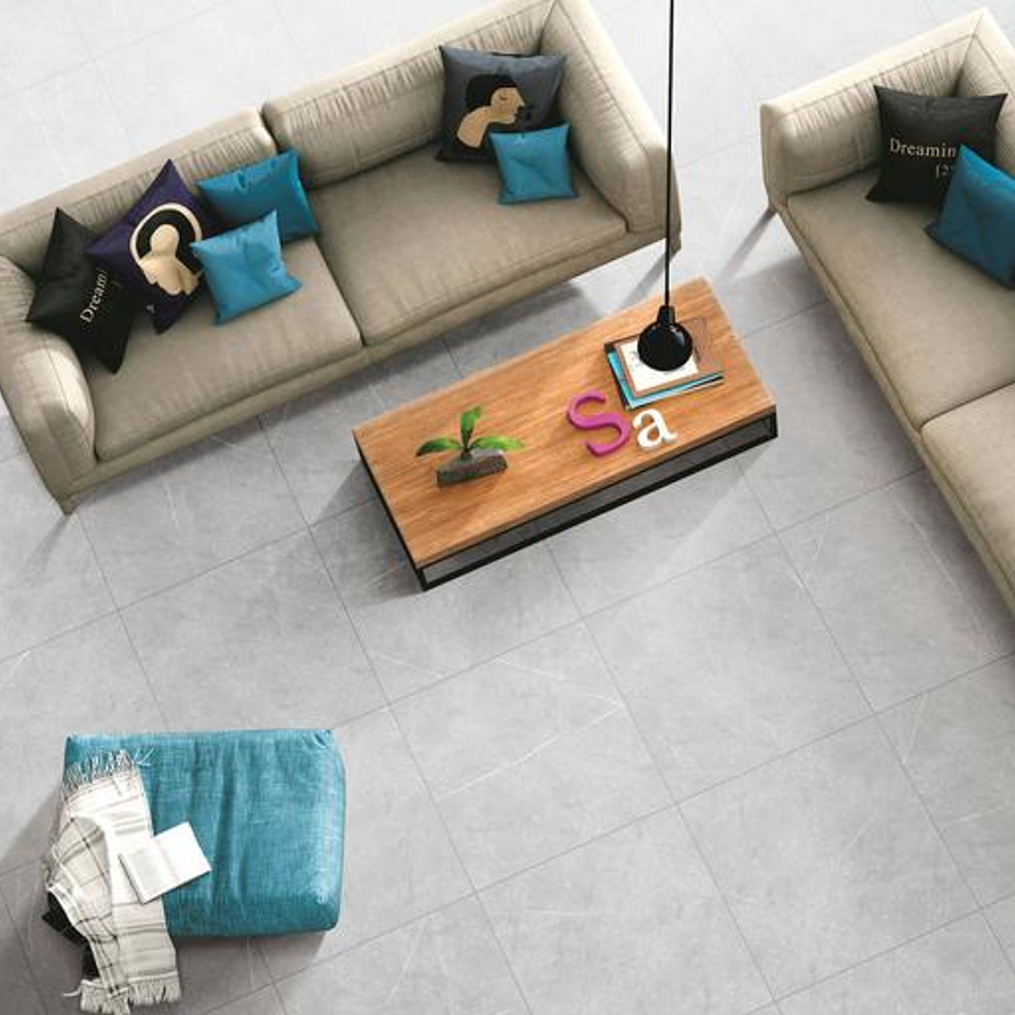 Porcelanato Klipen 60X60 Prestige Light Grey Mate [1,44 M2 X Cj] 3