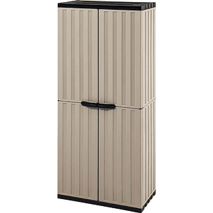 Armario Plastico Multiuso Café Claro Rimax