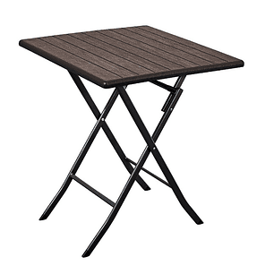 Set De 2 Sillas Y 1 Mesa Plegable Diseño De Madera Northwest