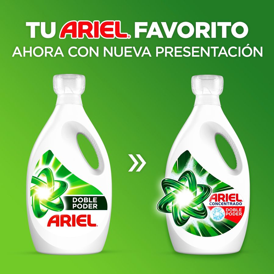 Detergente Ariel Doble Poder Liquido 1.8 L 2