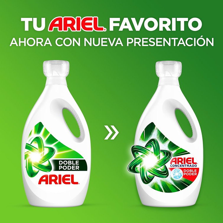Detergente Ariel Doble Poder Liquido 1.8 L 2