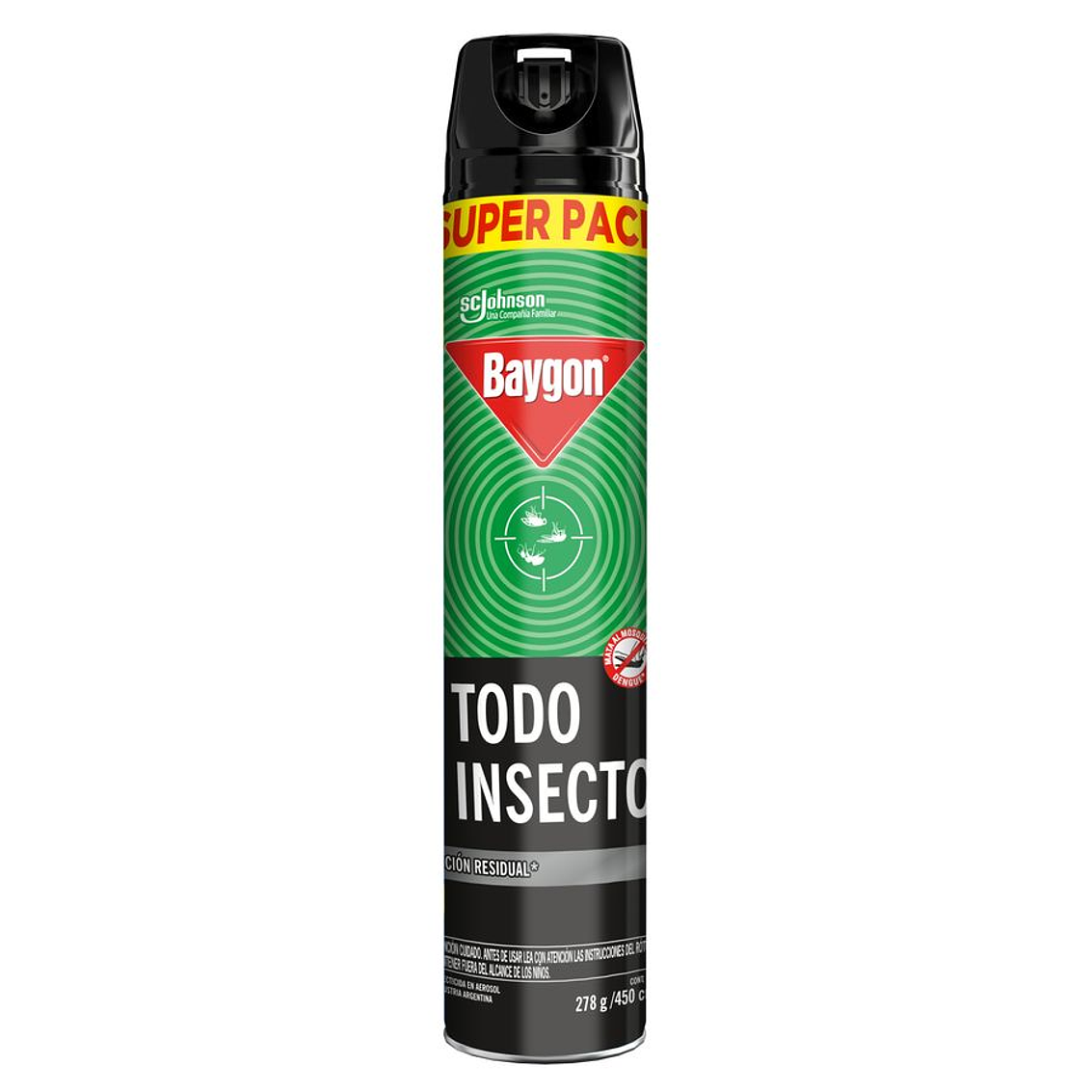 Insecticida Baygon Mata Moscas Y Mosquitos 450Ml 2