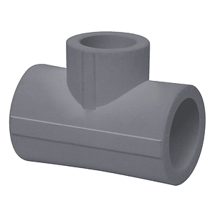 Tee Reduccion Ppr Gris 32X25X25 Mm.
