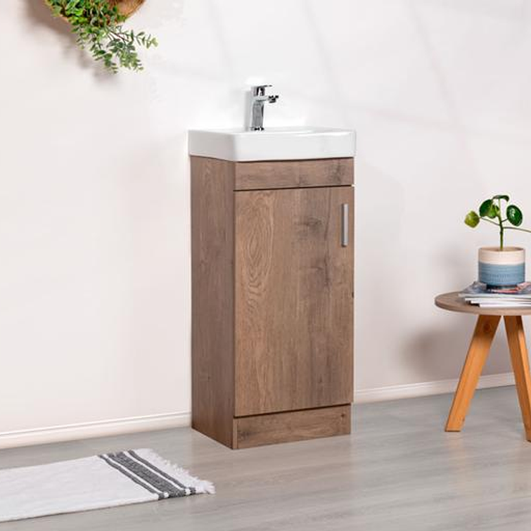 Kit Mueble Claire 40 Lenga + Cubierta Blanche 4