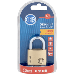 Candado Odis Serie B40 / Blister