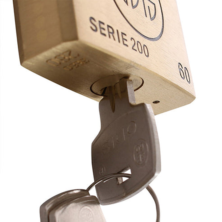 Candado Profesional Mod. 260 Bronce Forjado 60 Mm Display 3