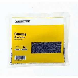 Clavos  1  Bolsa De 1 Kg. (Clcte0250170001) Inchalam