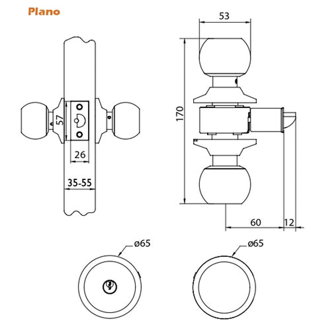 Cerr. Cilindrica Oister 101 Bańo Inox 5