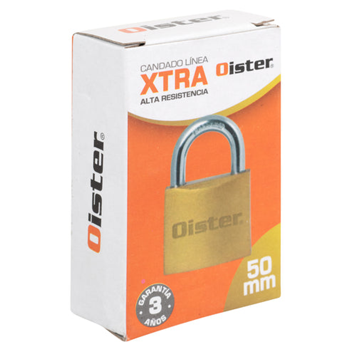 Candado Oister 50Mm Fierro Bronceado Caja 6