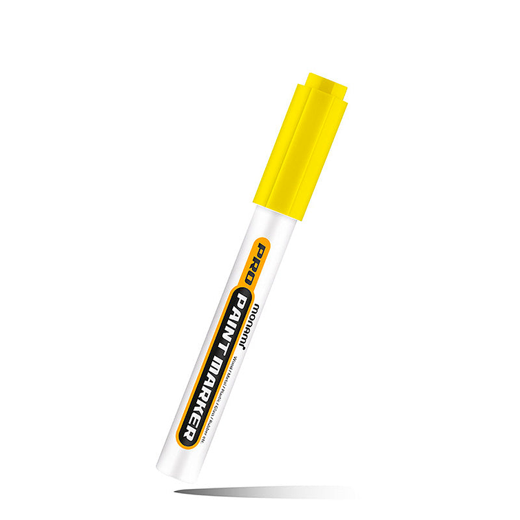 Marcador P/Fierro Amarillo Oleo Paint Monami 1