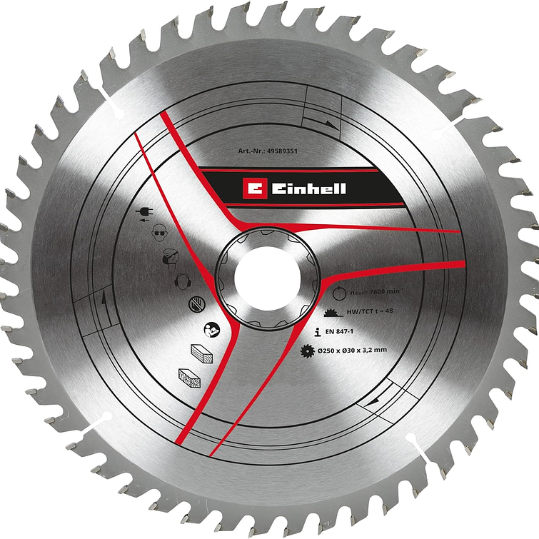 Disco Sierra Einhell- 250X30Mm - 48D 1