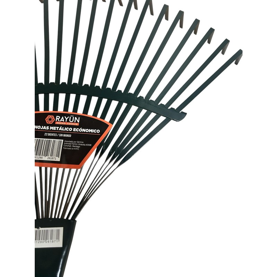 Barre Hojas Metalico 22 Puas C/Mango 2