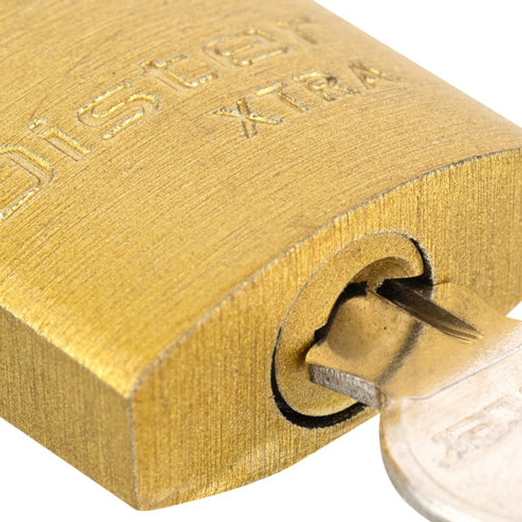 Candado Oister Extra 25Mm Fierro Bronceado Caja 4