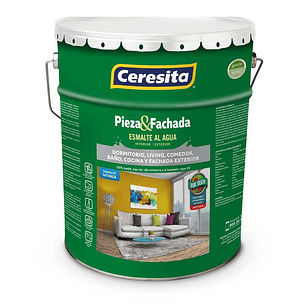 Esmalte Agua P&F Tineta 4Gl Blanco