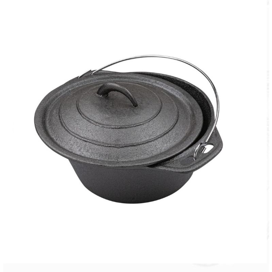 Olla Fierro Fundido Con Tapa 25Cm Grilltech 1