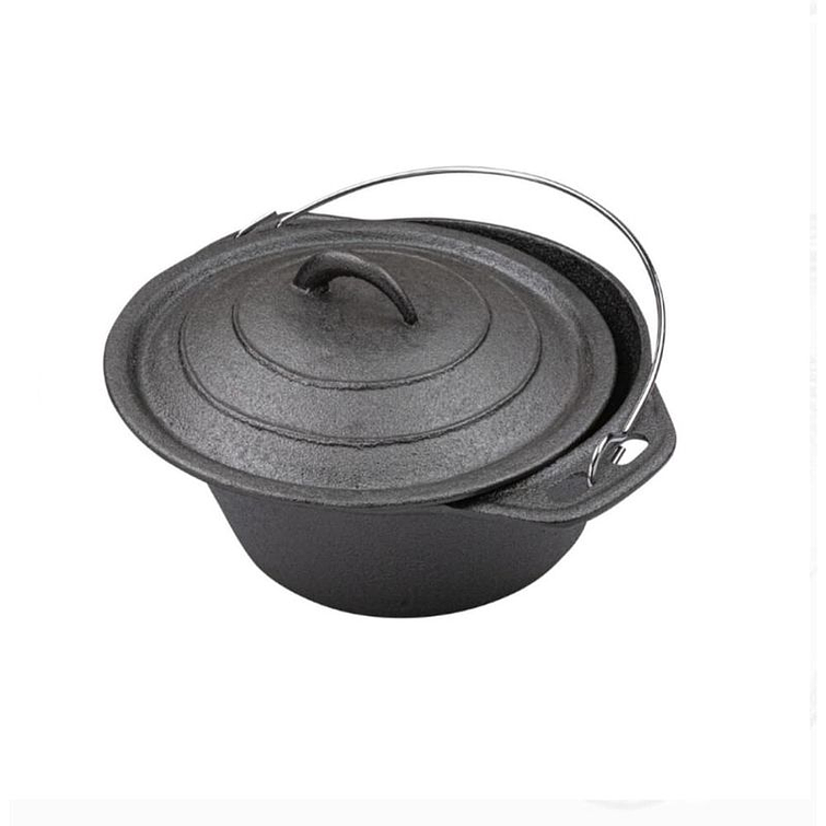 Olla Fierro Fundido Con Tapa 25Cm Grilltech 1