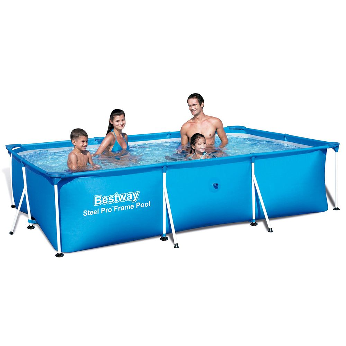 Piscina Estructural Deluxe Splash Frame Pool 3.0Mx2.01Mx66Cm 3300L Bestway 1