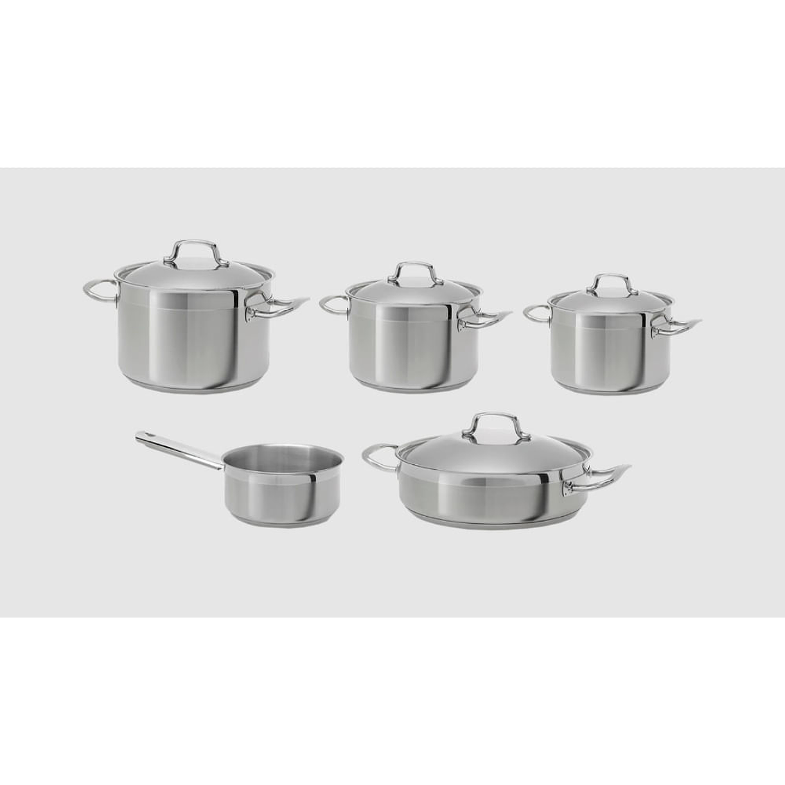 Set Ollas De Induccion 9 Pzas. 1