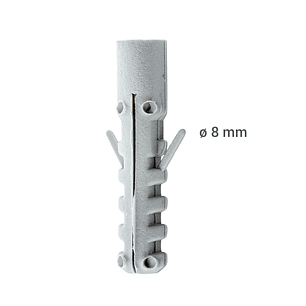 Tarugo Tipo Fischer 8 Mm Bolsa 100 Und