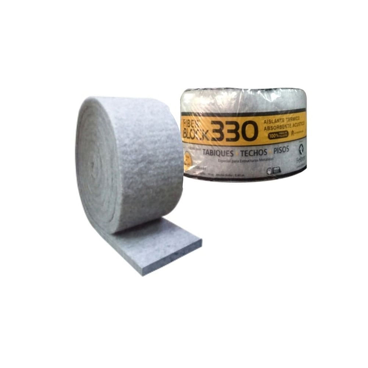 Aislante Fiber Block 330 0.40 X 10Mt. E=55 Rollo 1