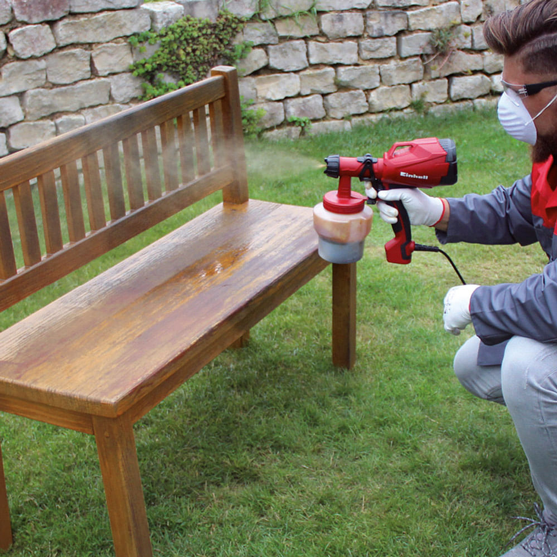 Pistola Pintar Einhell 500 W 550 Ml/Min. Volumen Botella: 1.000 Ml. 4