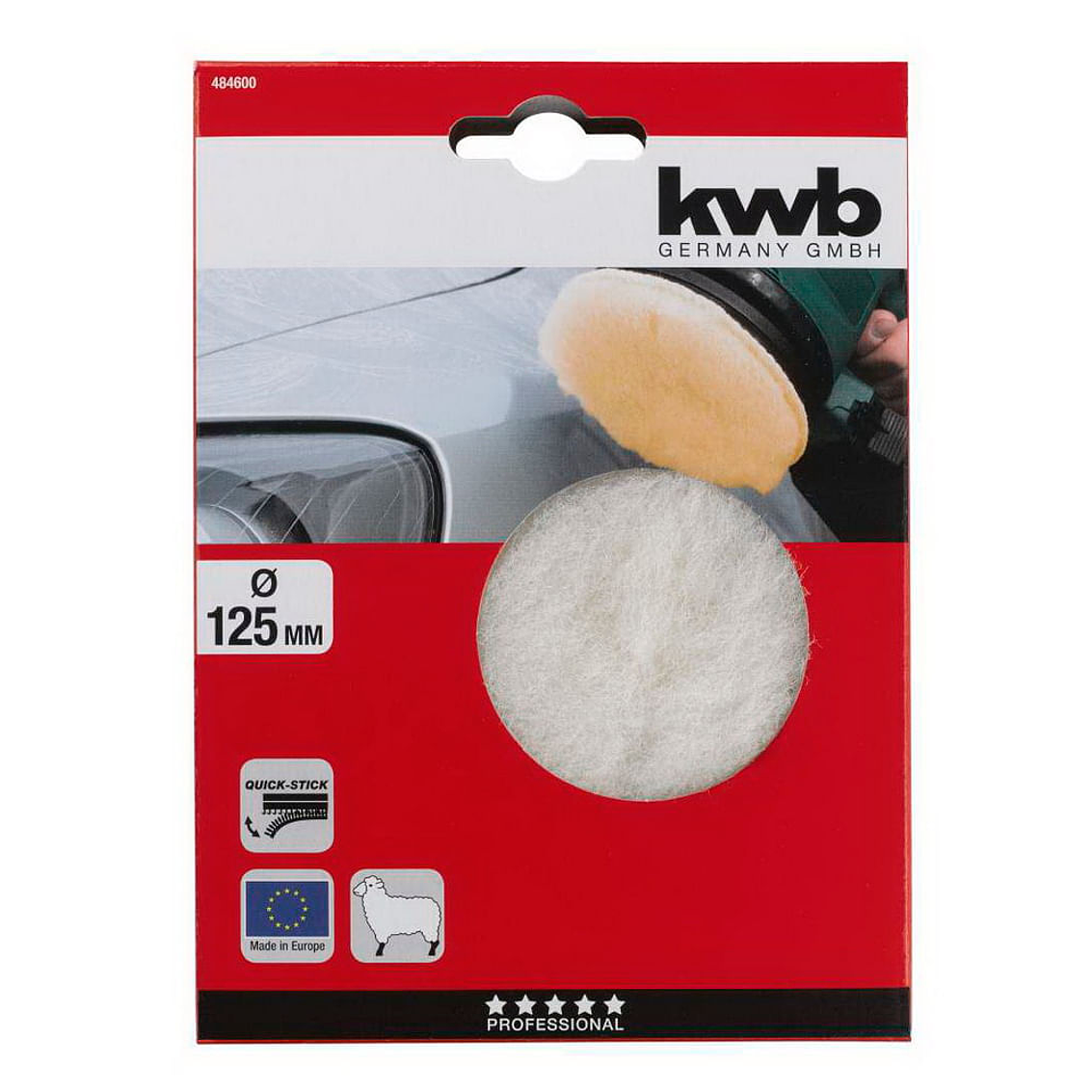 Bonete Einhell Pulir Diam. 135Mm Natural C/Velcro 3