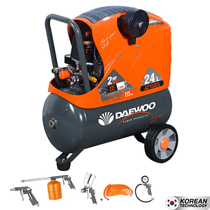 Pack Compresor Daewoo 24L + Kit 5 Pcs