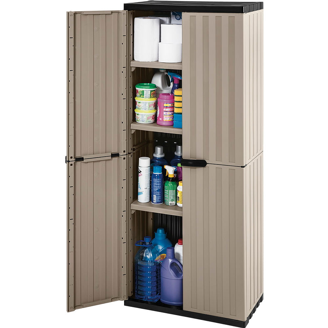 Armario Plastico Multiuso Café Claro Rimax 3