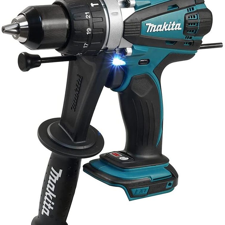 Taladro De Percusion Inalambrico Makita 13Mm [1/2] 18V S 91N-M (Dhp458Z) 2