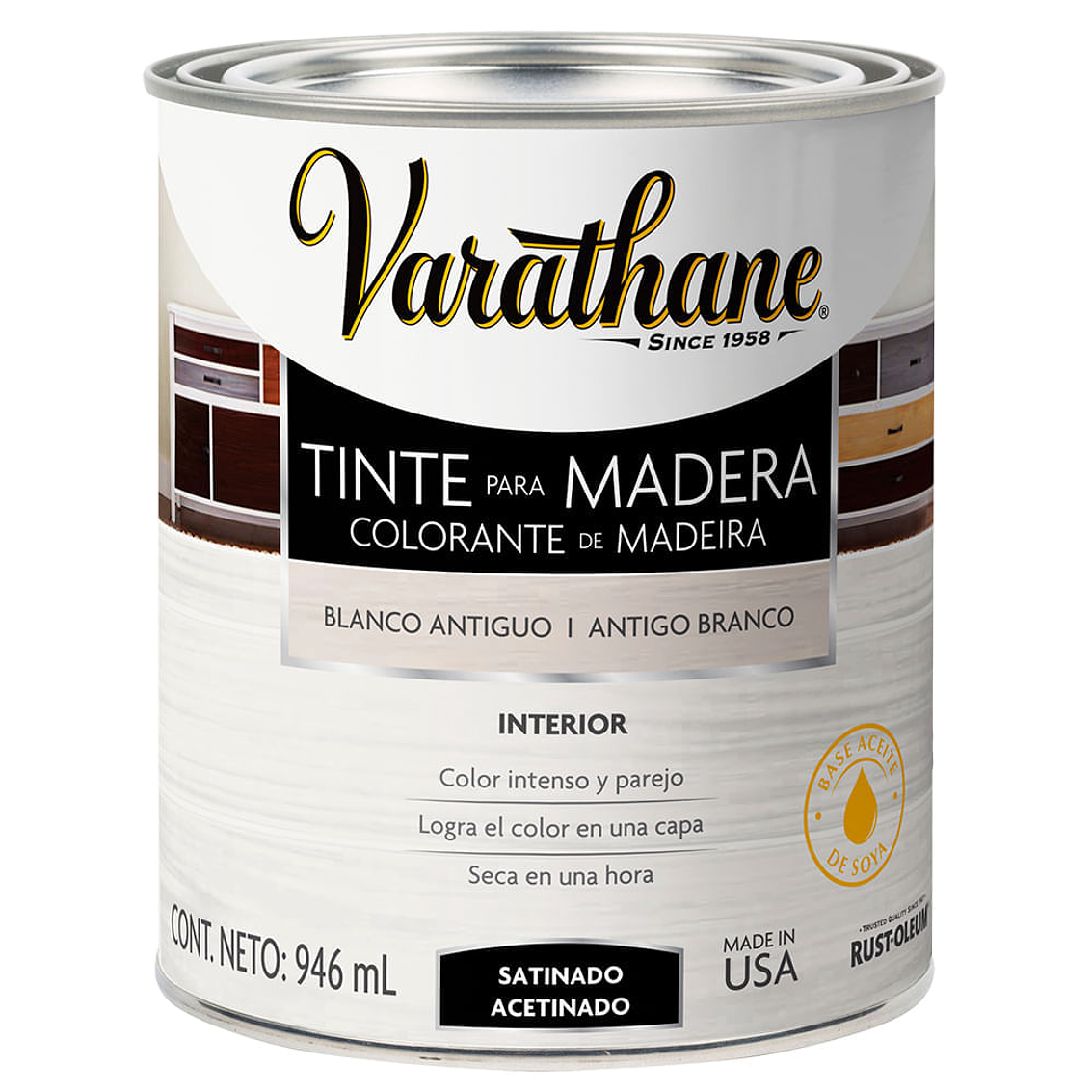 Tinte Varathane Blanco Antiguo 0,946L 1