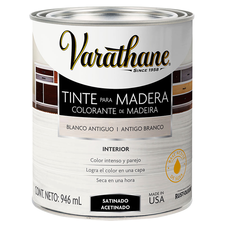 Tinte Varathane Blanco Antiguo 0,946L 1