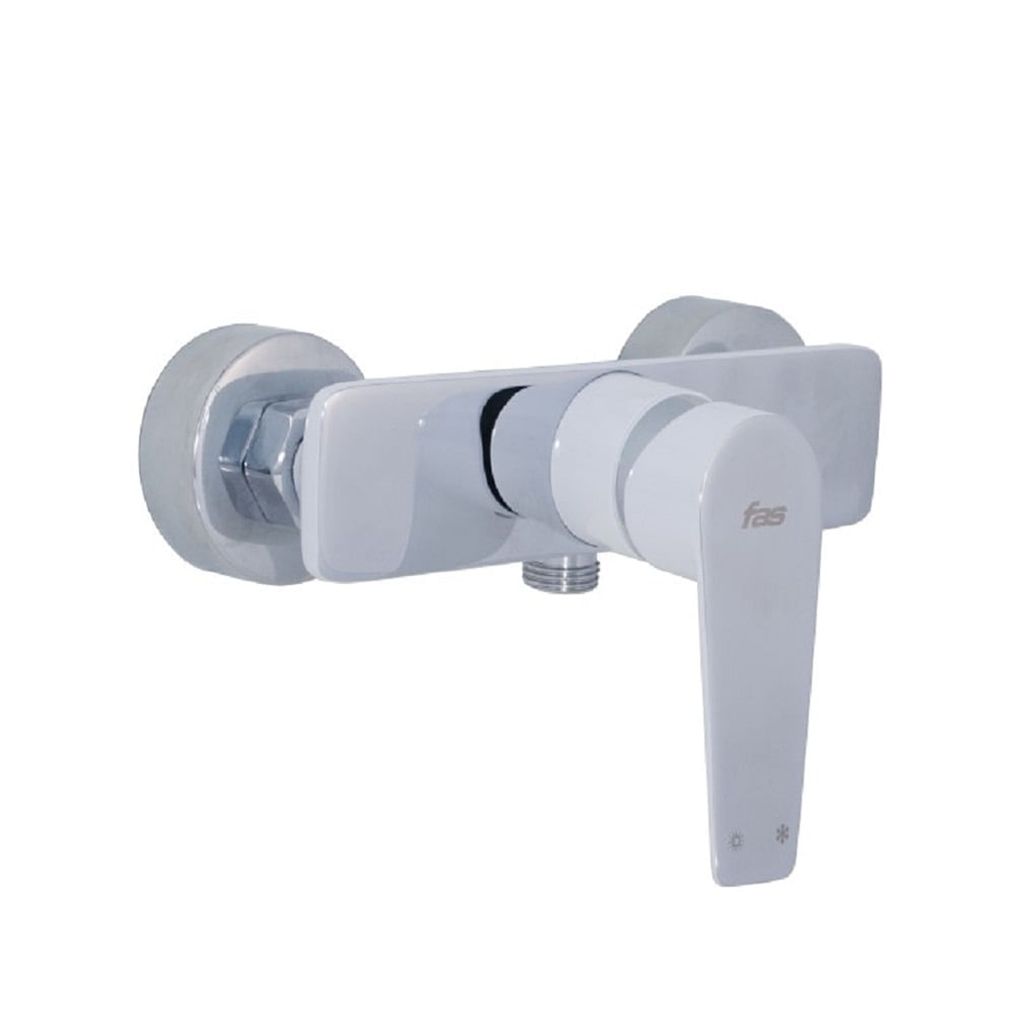 Monomando Ducha Duo Bianco 1