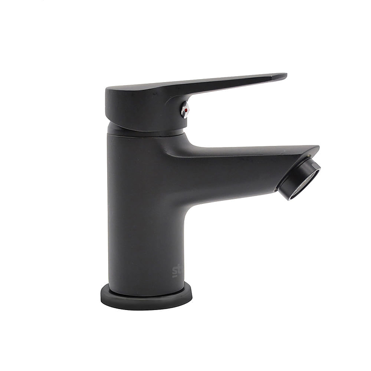 Monomando Lavatorio Arezzo Negro Mate 2