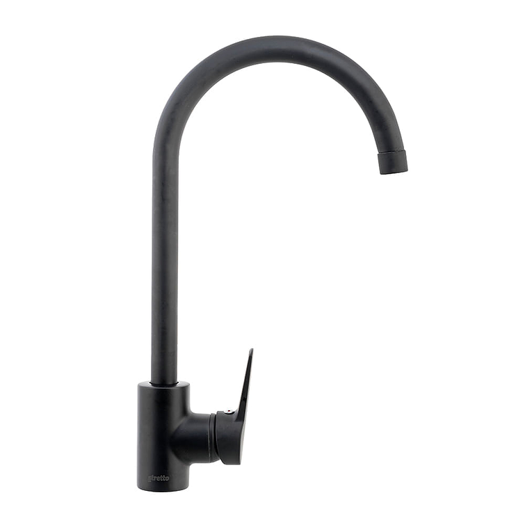 Monomando Lavaplato Arezzo Negro Mate 1