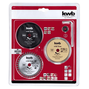 Kit Mini Hojas Sierra Circular Einhell 5-Ple