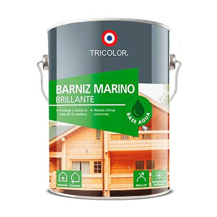 Barniz Marino Base Agua Tric. Gl. Natural 1