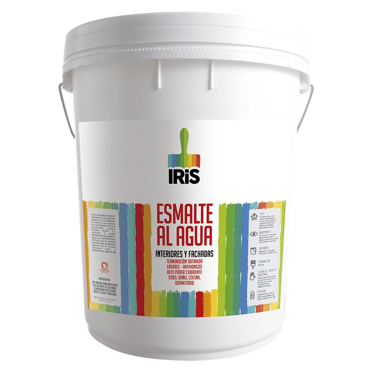 Esmalte Al Agua Iris Tineta Blanco 1