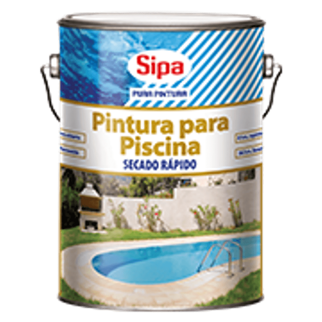 Pintura Piscina Secado Rapido - Celeste Gl. 1