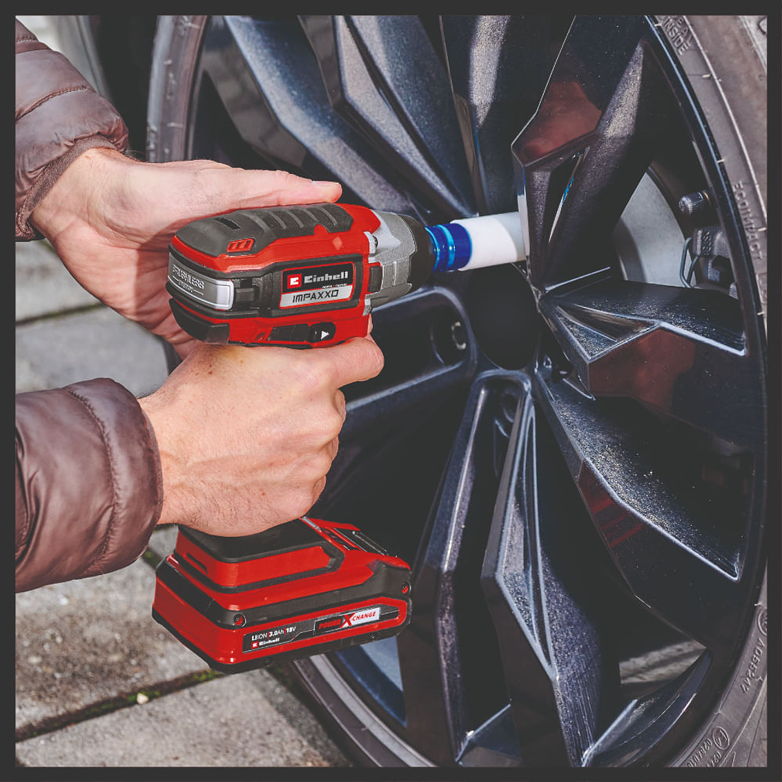 Llave De Impacto Inalambrica Einhell 4