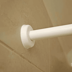 Soporte Barra Redondo Blanco