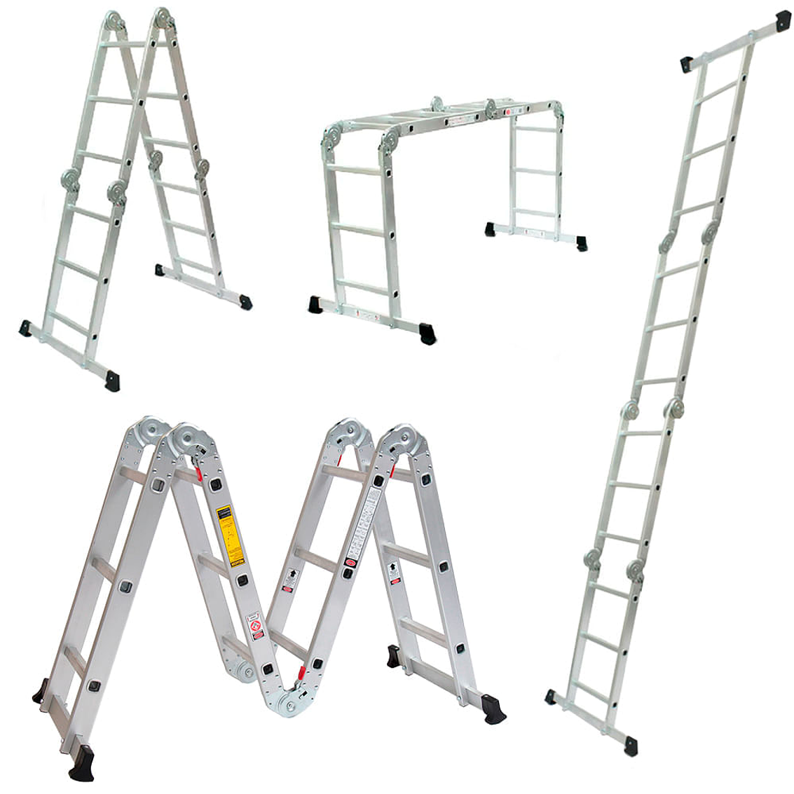 Escalera Multiproposito 12P/150Kg 2